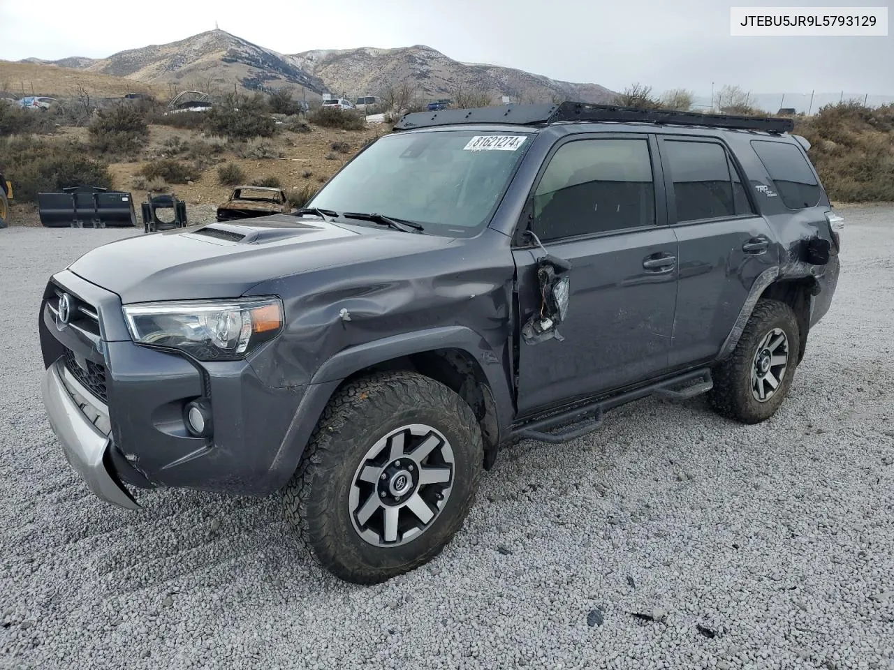 2020 Toyota 4Runner Sr5/Sr5 Premium VIN: JTEBU5JR9L5793129 Lot: 81621274