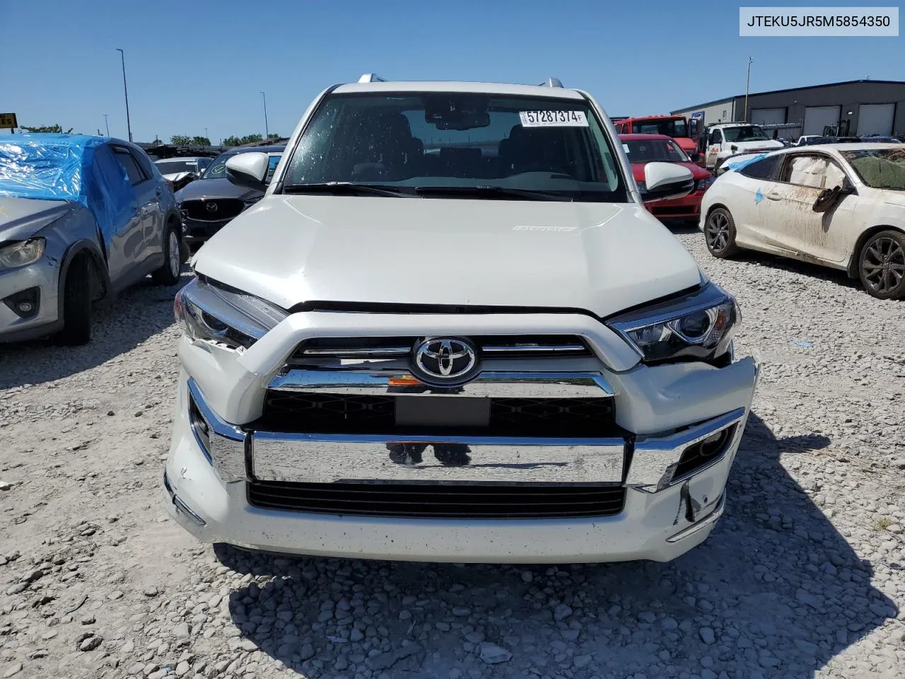 2021 Toyota 4Runner Trail VIN: JTEKU5JR5M5854350 Lot: 57287374