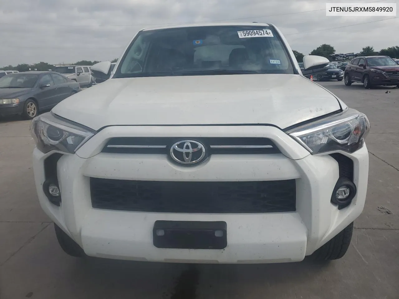 2021 Toyota 4Runner Sr5/Sr5 Premium VIN: JTENU5JRXM5849920 Lot: 59094574