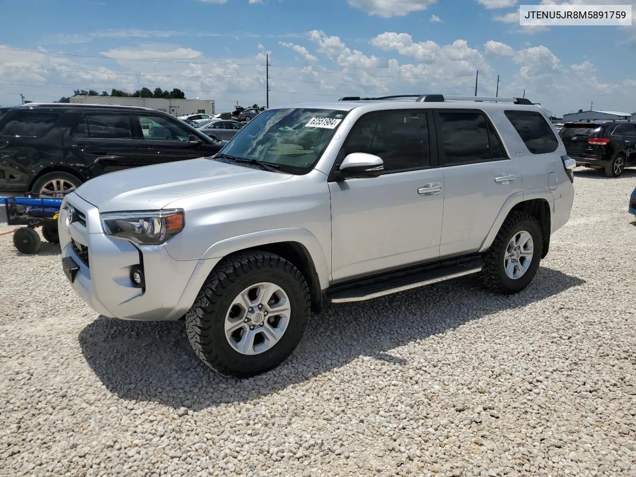 2021 Toyota 4Runner Sr5/Sr5 Premium VIN: JTENU5JR8M5891759 Lot: 62551984