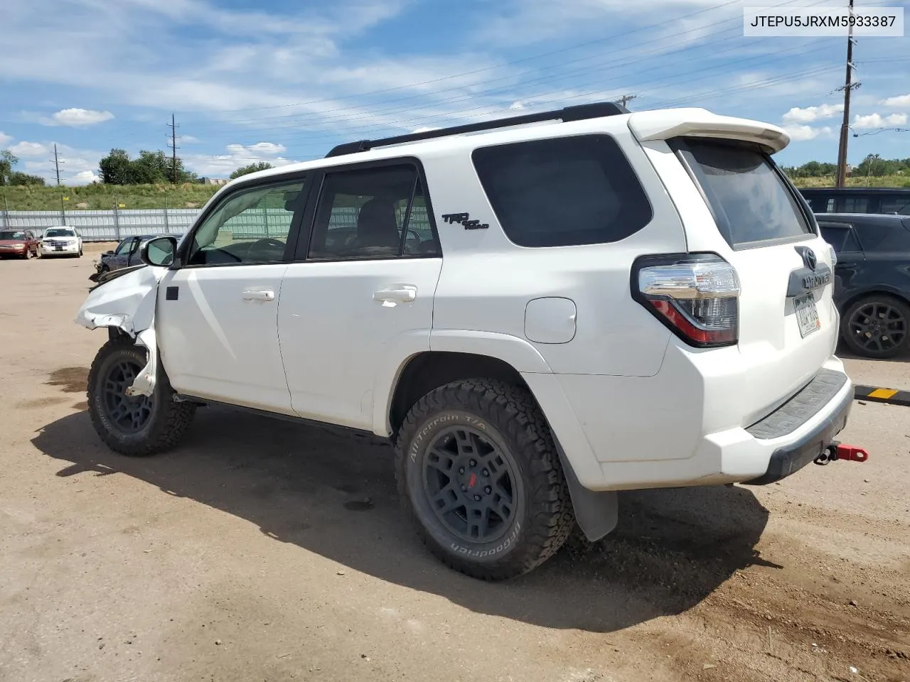 JTEPU5JRXM5933387 2021 Toyota 4Runner Sr5/Sr5 Premium