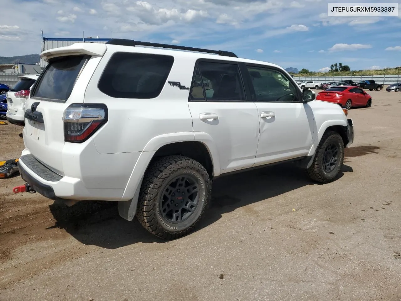 JTEPU5JRXM5933387 2021 Toyota 4Runner Sr5/Sr5 Premium