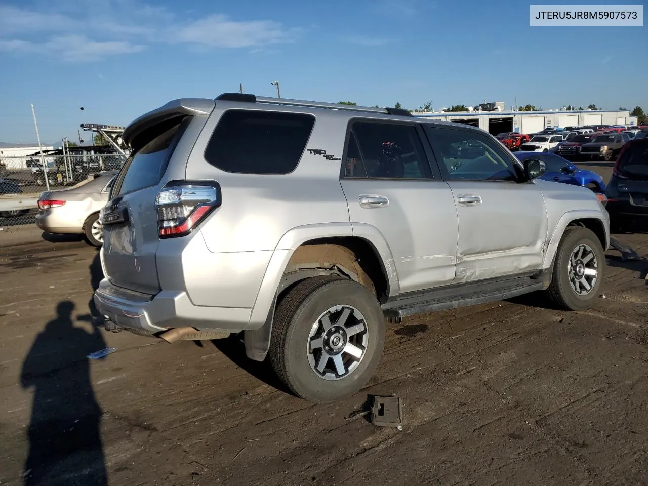 2021 Toyota 4Runner Sr5 Premium VIN: JTERU5JR8M5907573 Lot: 70339654