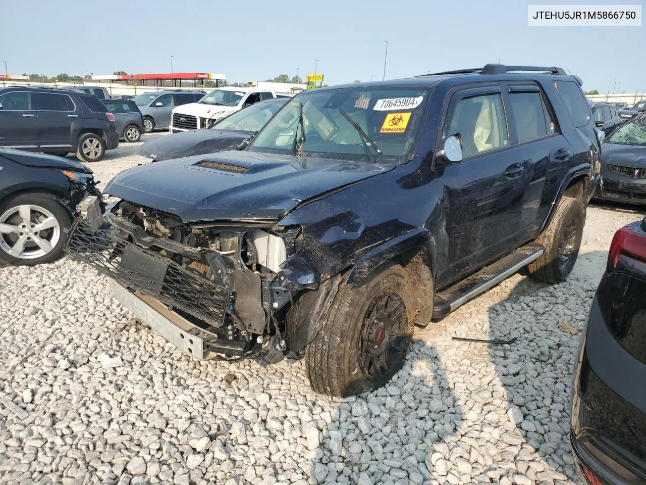 2021 Toyota 4Runner Venture VIN: JTEHU5JR1M5866750 Lot: 70645904