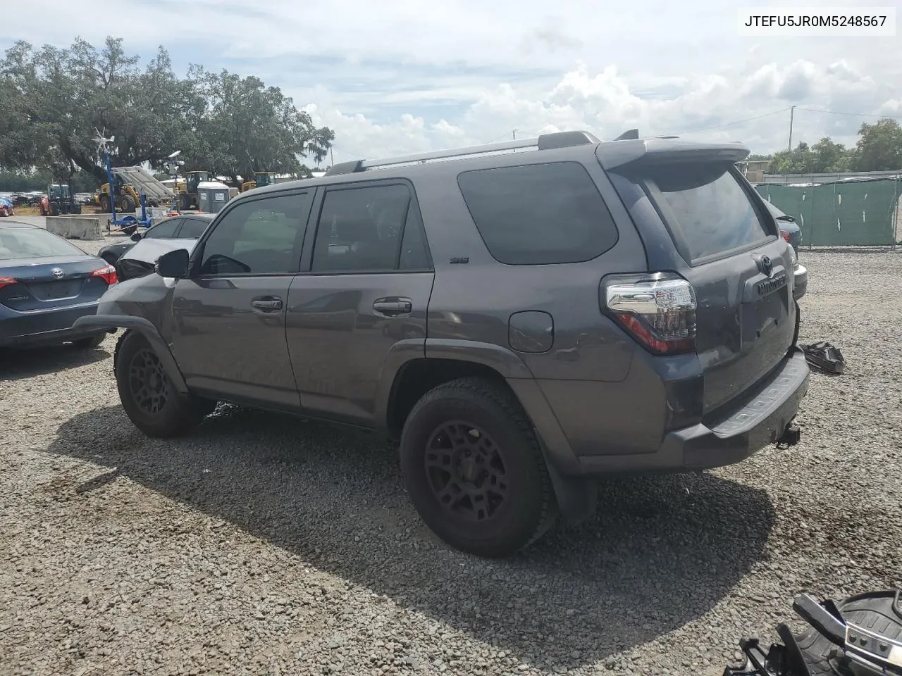 2021 Toyota 4Runner Sr5 VIN: JTEFU5JR0M5248567 Lot: 70747444