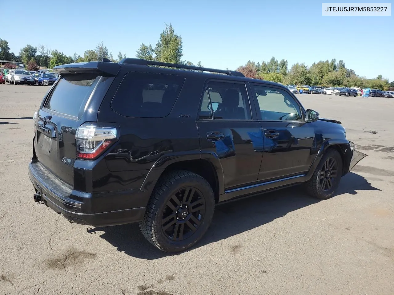 2021 Toyota 4Runner Night Shade VIN: JTEJU5JR7M5853227 Lot: 71680464