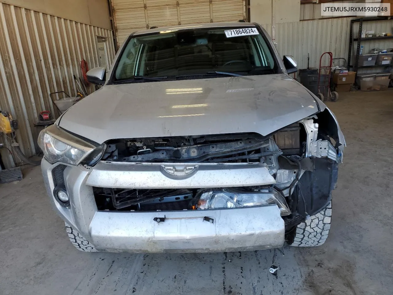 2021 Toyota 4Runner Sr5/Sr5 Premium VIN: JTEMU5JRXM5930248 Lot: 71864824