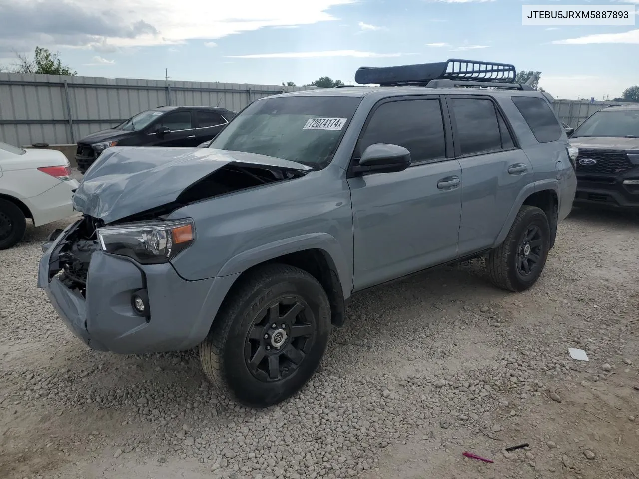 JTEBU5JRXM5887893 2021 Toyota 4Runner Sr5/Sr5 Premium