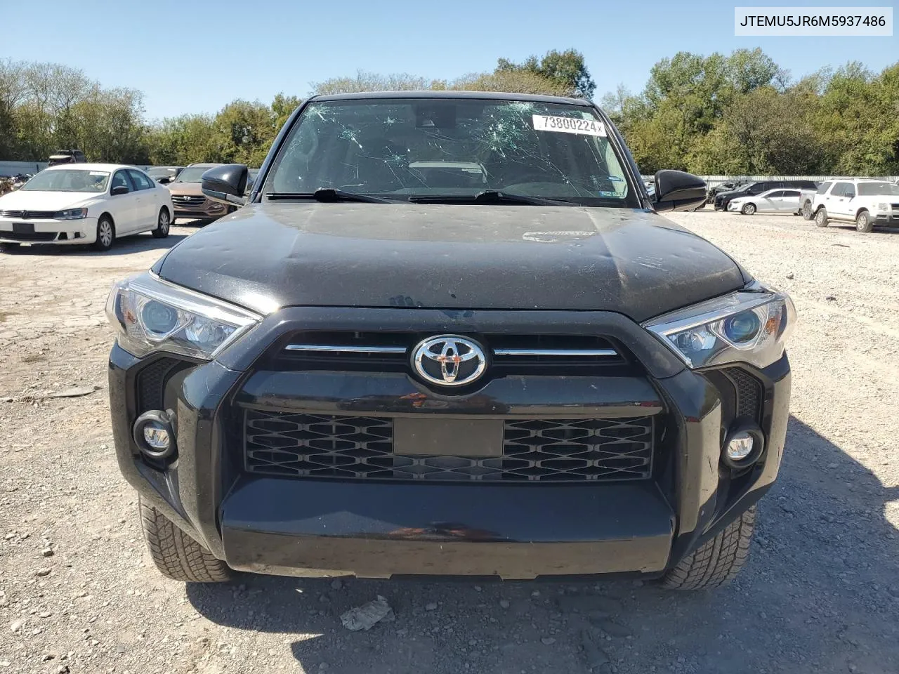 2021 Toyota 4Runner Sr5/Sr5 Premium VIN: JTEMU5JR6M5937486 Lot: 73800224