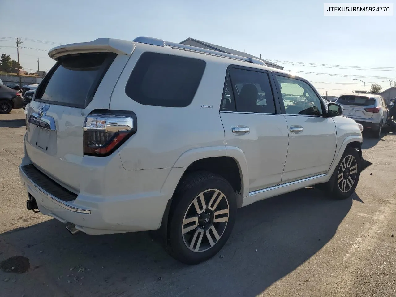 2021 Toyota 4Runner Trail VIN: JTEKU5JR5M5924770 Lot: 73916594