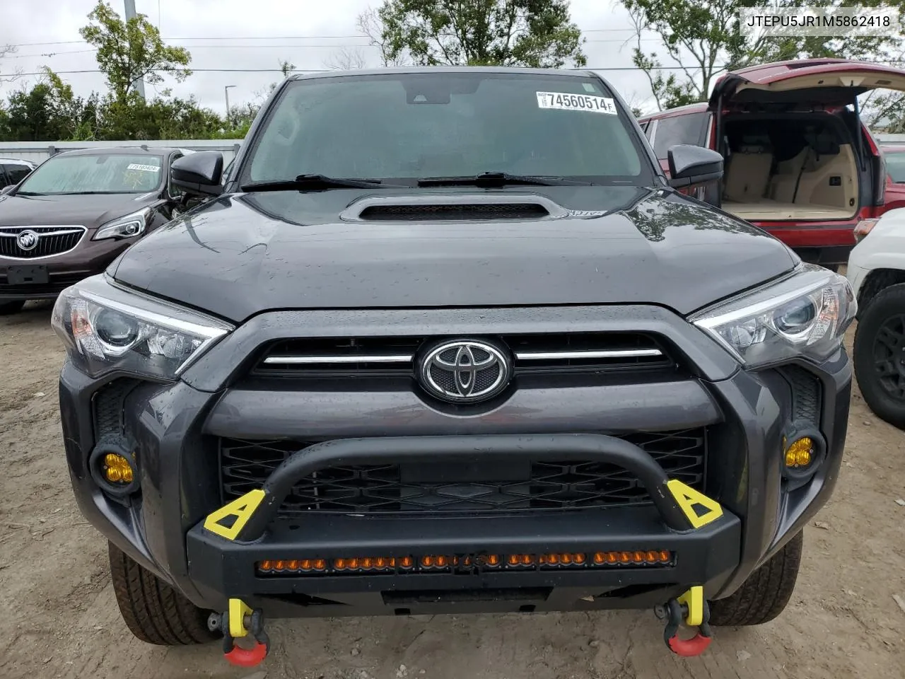 2021 Toyota 4Runner Sr5/Sr5 Premium VIN: JTEPU5JR1M5862418 Lot: 74560514