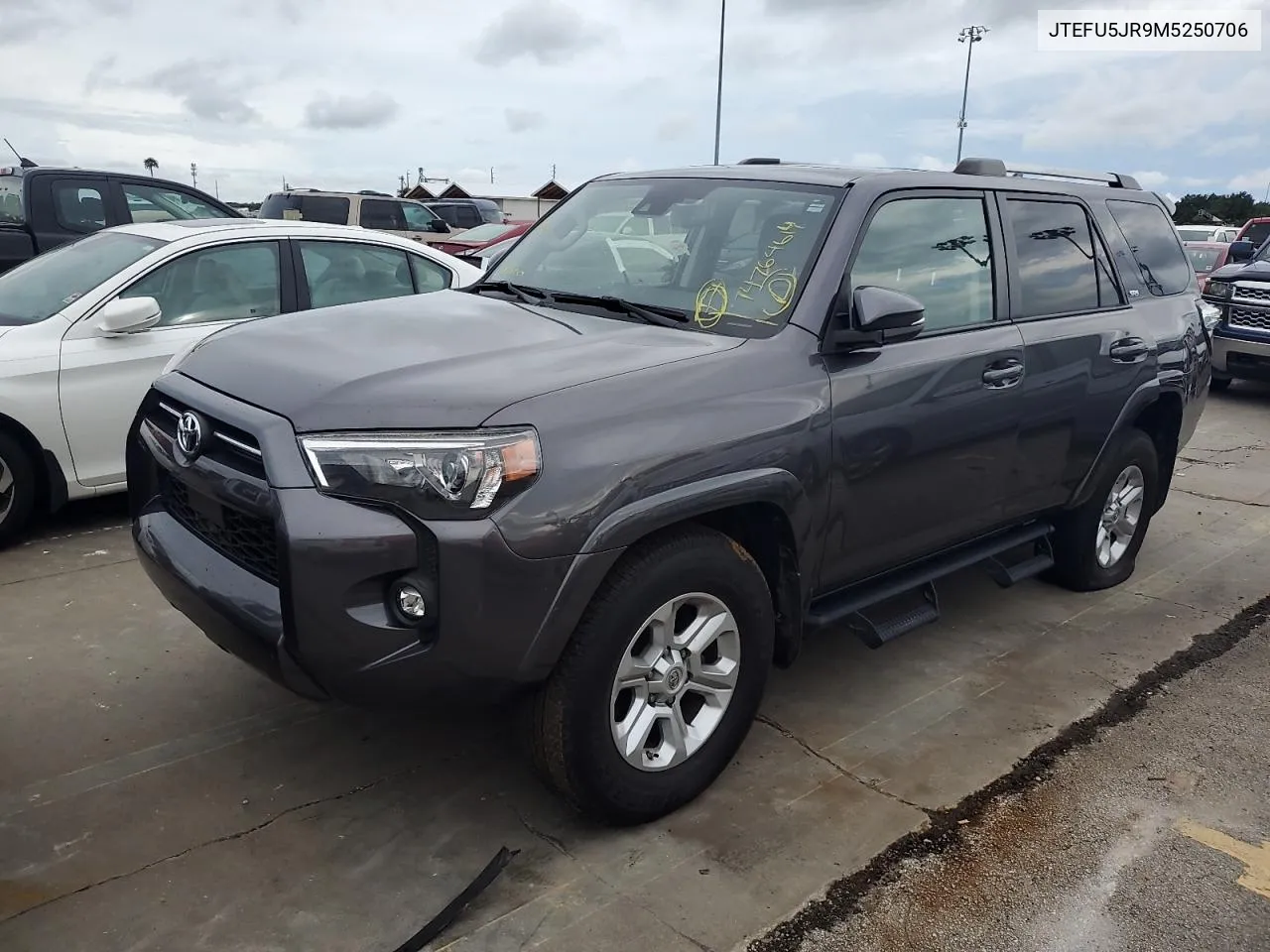 2021 Toyota 4Runner Sr5 VIN: JTEFU5JR9M5250706 Lot: 74764614