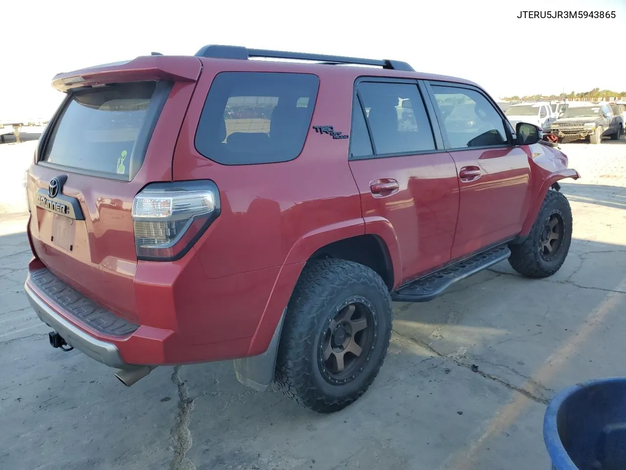 2021 Toyota 4Runner Sr5 Premium VIN: JTERU5JR3M5943865 Lot: 75358914