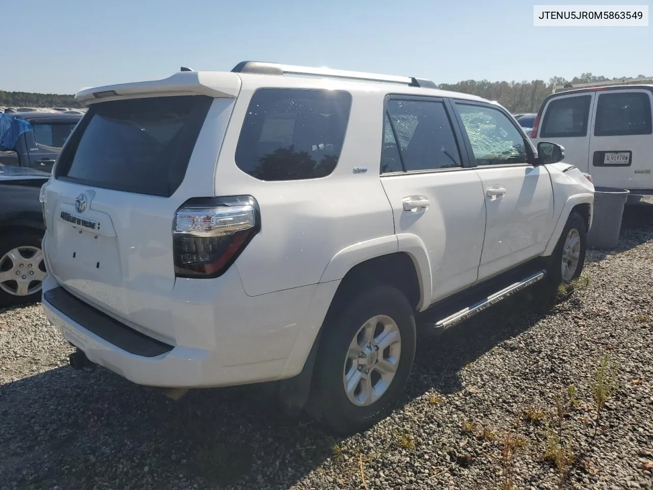 2021 Toyota 4Runner Sr5/Sr5 Premium VIN: JTENU5JR0M5863549 Lot: 75654734