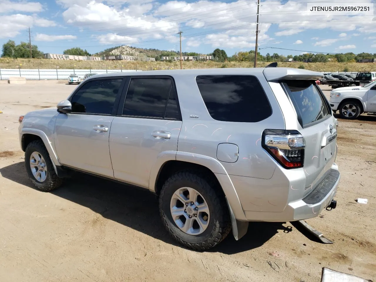 2021 Toyota 4Runner Sr5/Sr5 Premium VIN: JTENU5JR2M5967251 Lot: 76109874