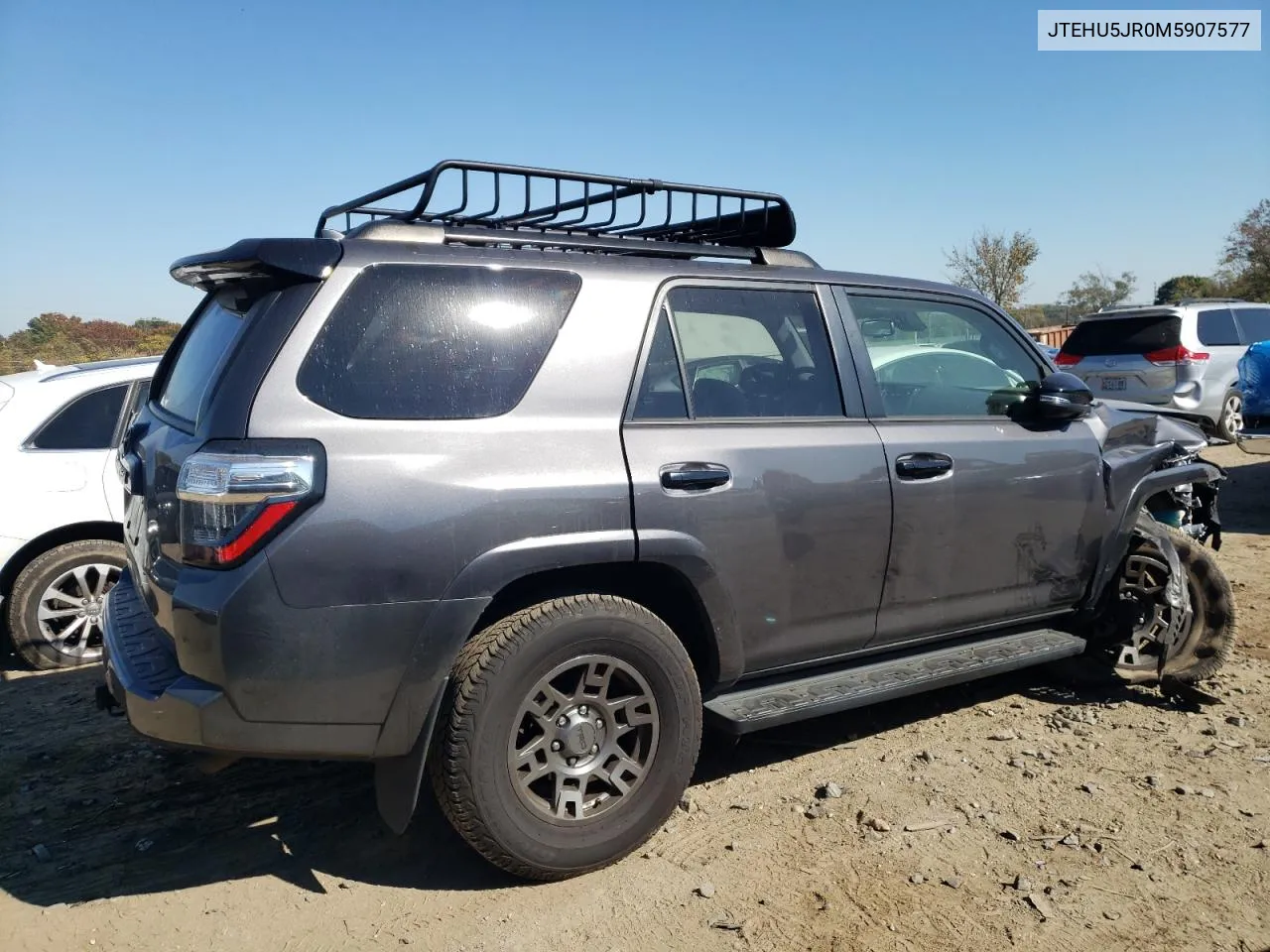 2021 Toyota 4Runner Venture VIN: JTEHU5JR0M5907577 Lot: 76933494