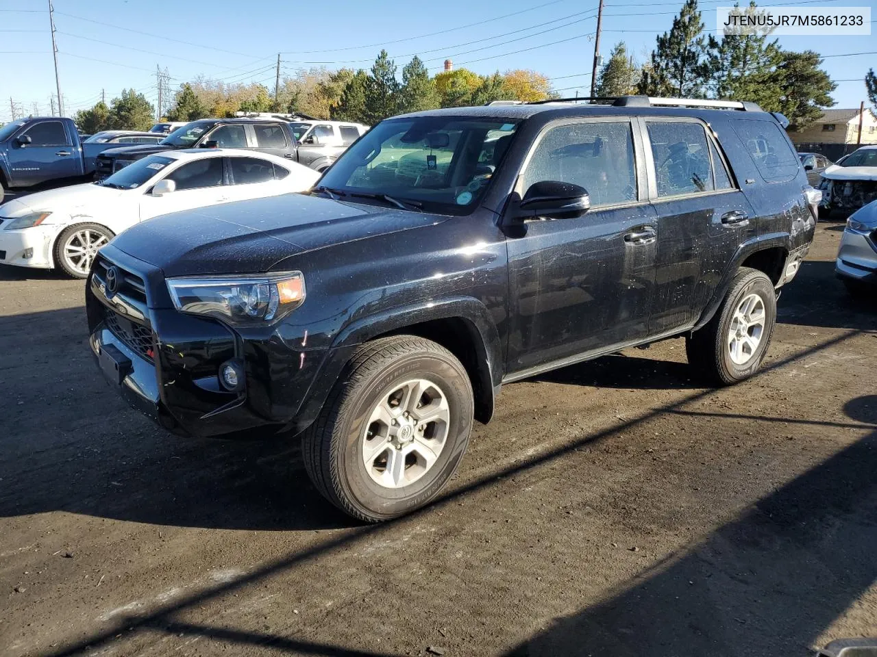 2021 Toyota 4Runner Sr5/Sr5 Premium VIN: JTENU5JR7M5861233 Lot: 77042474