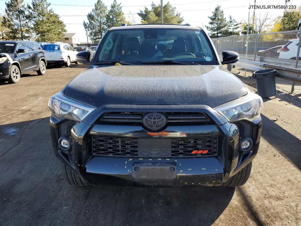 2021 Toyota 4Runner Sr5/Sr5 Premium VIN: JTENU5JR7M5861233 Lot: 77042474