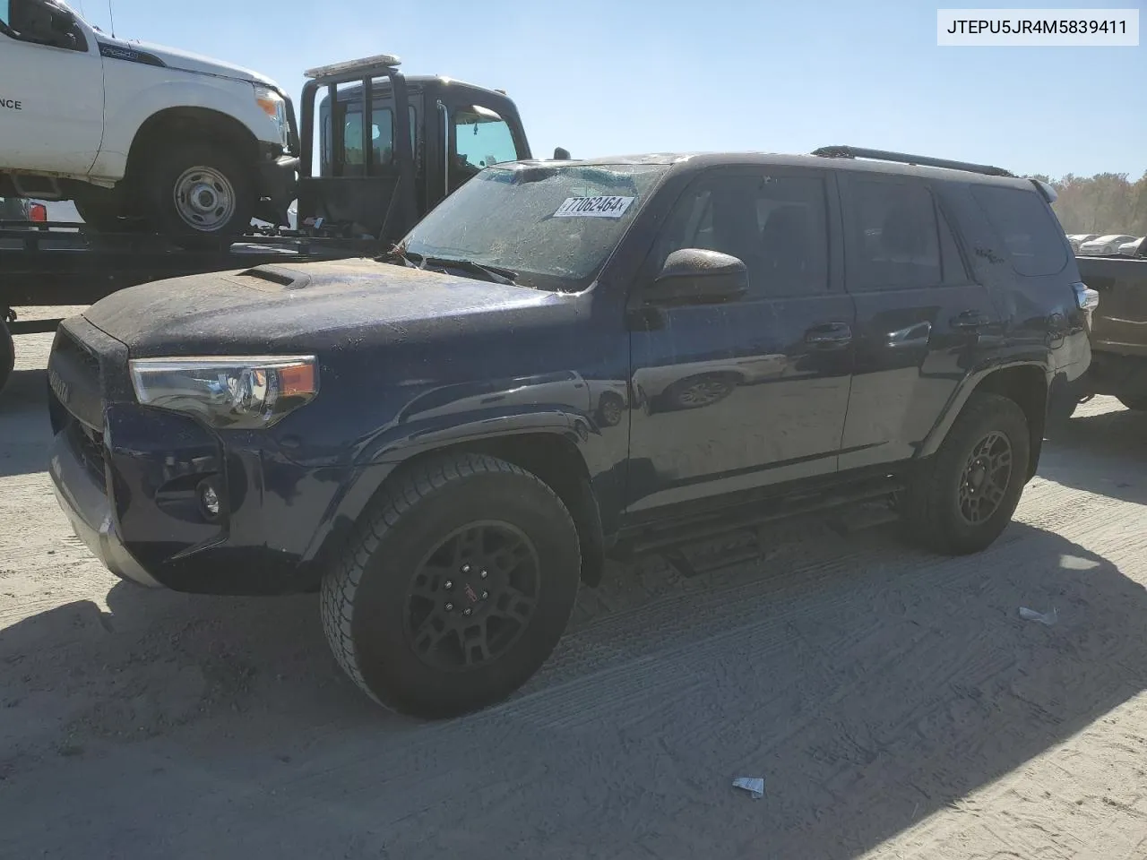 2021 Toyota 4Runner Sr5/Sr5 Premium VIN: JTEPU5JR4M5839411 Lot: 77062464