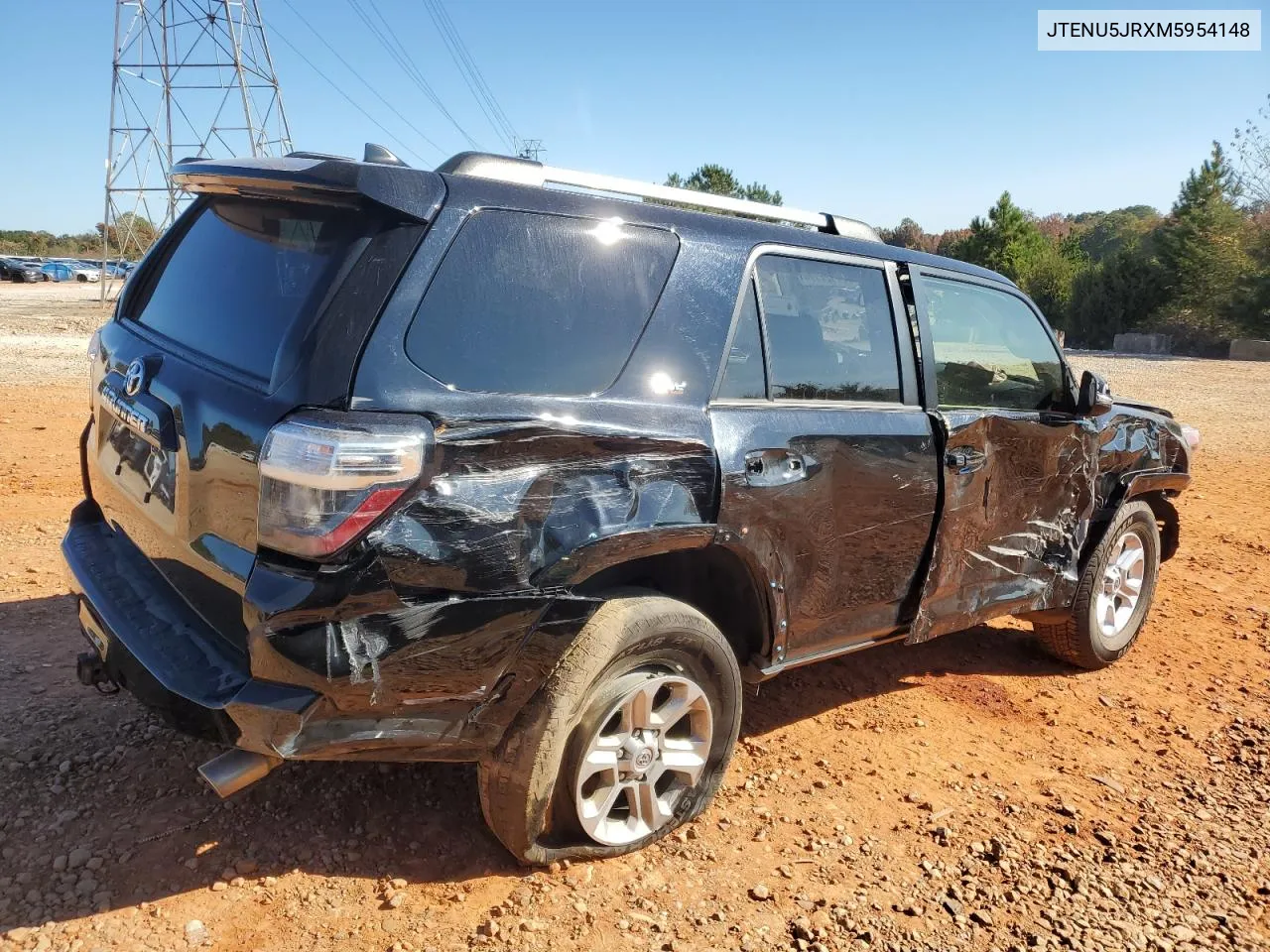 2021 Toyota 4Runner Sr5/Sr5 Premium VIN: JTENU5JRXM5954148 Lot: 77127774