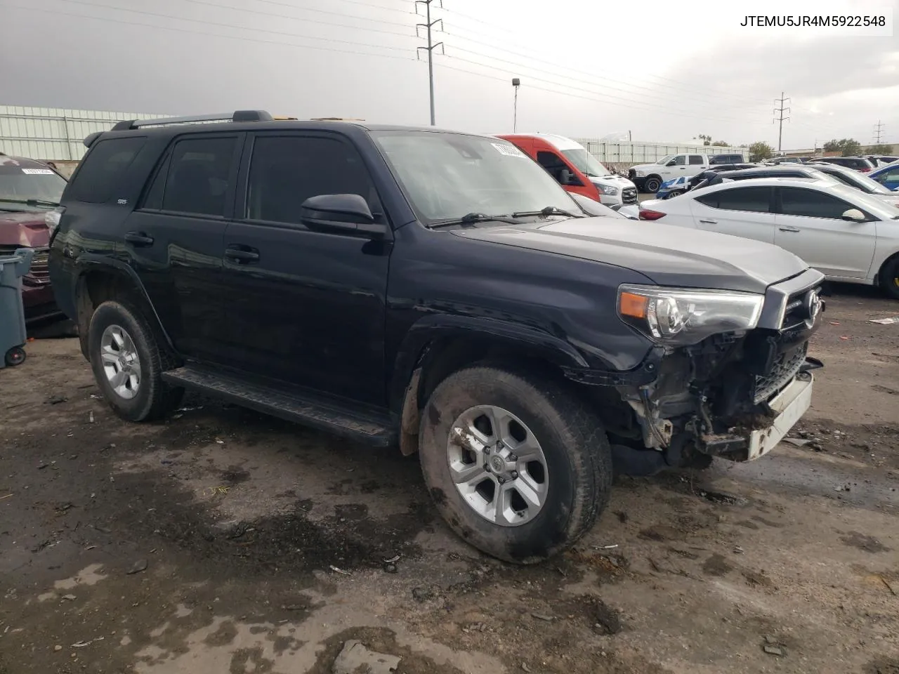 2021 Toyota 4Runner Sr5/Sr5 Premium VIN: JTEMU5JR4M5922548 Lot: 77860204