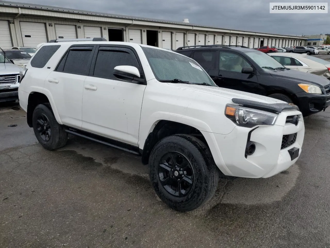 2021 Toyota 4Runner Sr5/Sr5 Premium VIN: JTEMU5JR3M5901142 Lot: 78234274