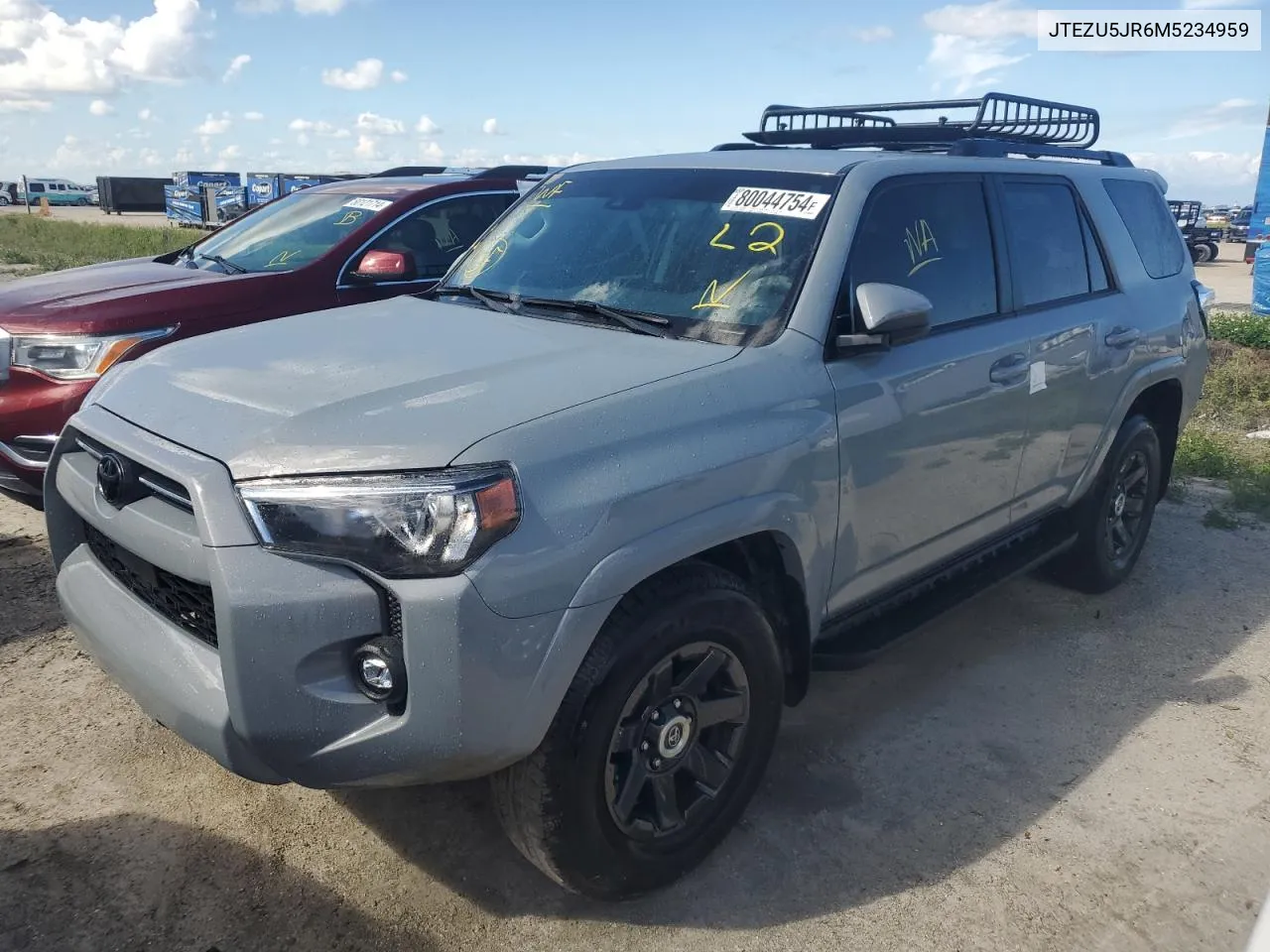 2021 Toyota 4Runner Sr5 VIN: JTEZU5JR6M5234959 Lot: 80044754