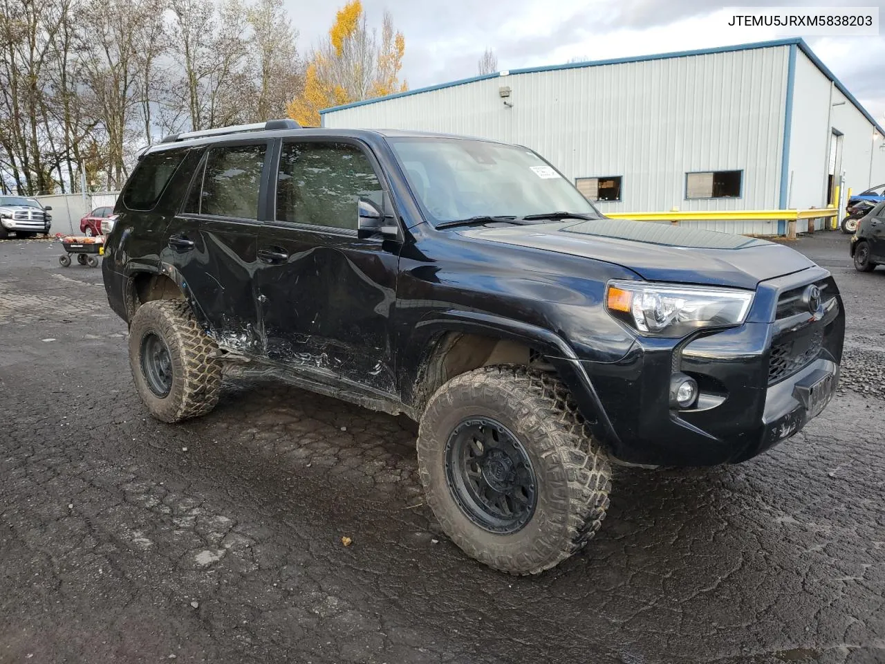 2021 Toyota 4Runner Sr5/Sr5 Premium VIN: JTEMU5JRXM5838203 Lot: 80992734