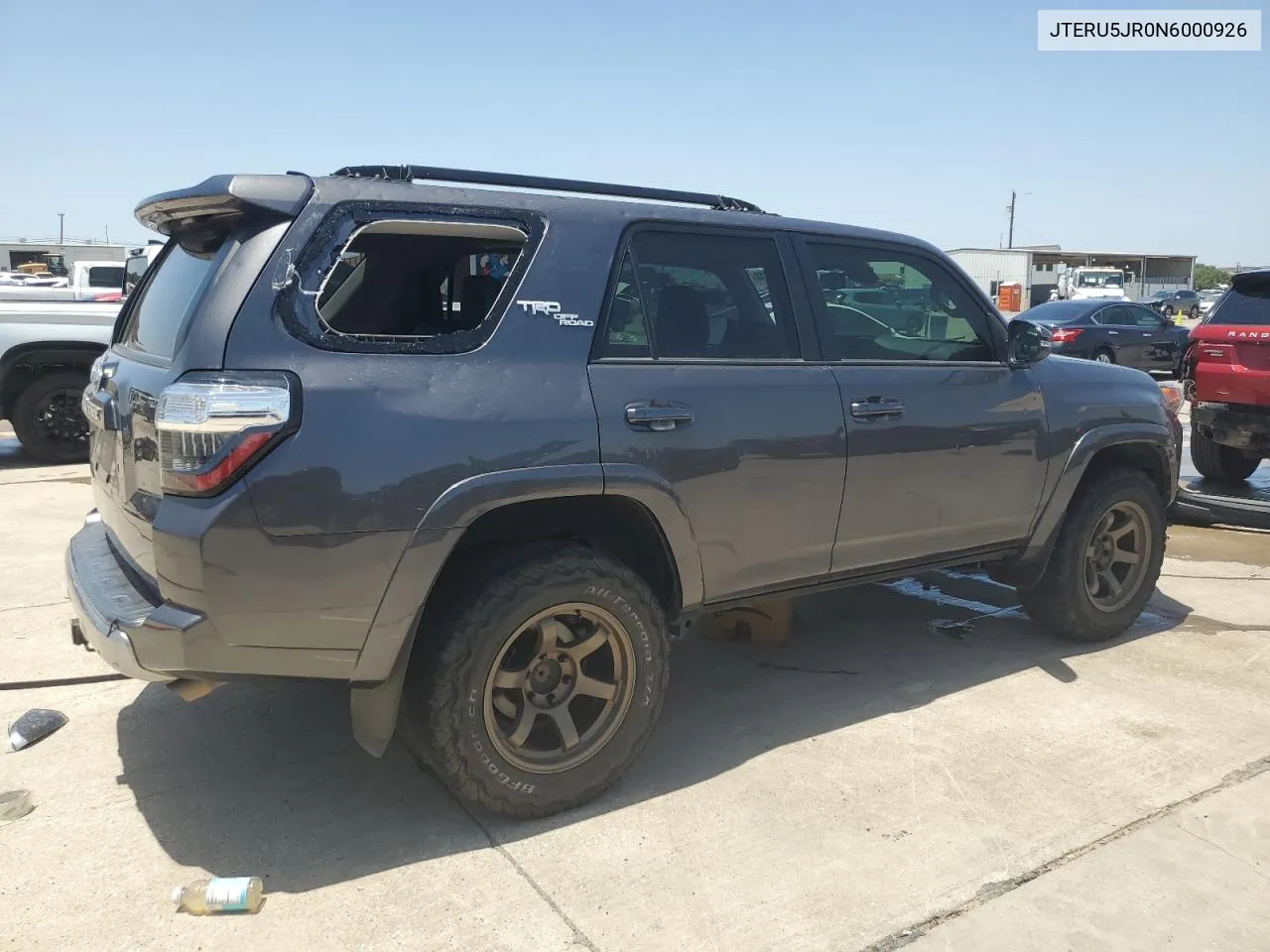 2022 Toyota 4Runner Sr5 Premium VIN: JTERU5JR0N6000926 Lot: 61488814