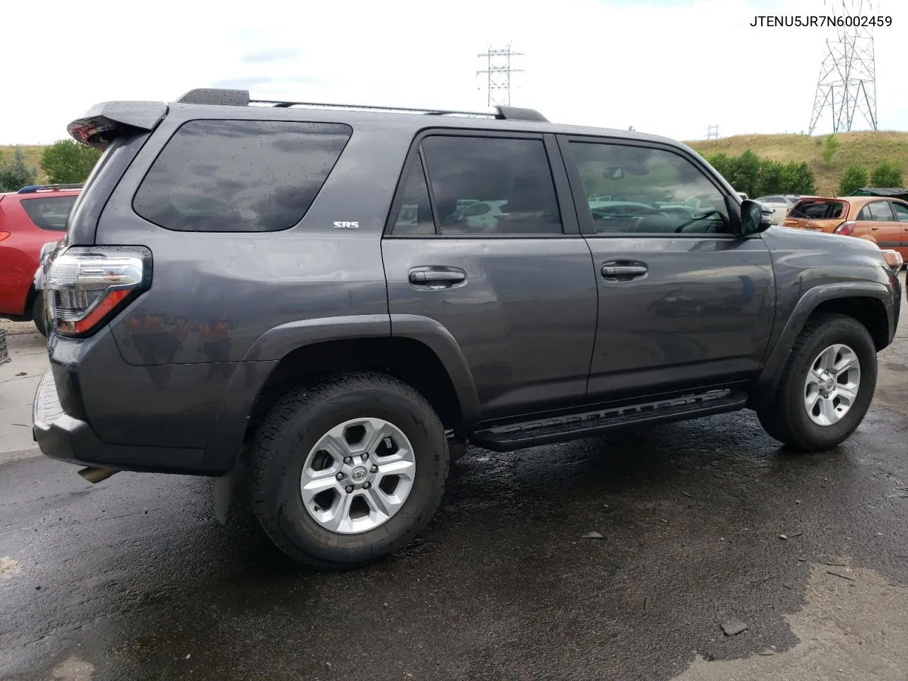 2022 Toyota 4Runner Sr5/Sr5 Premium VIN: JTENU5JR7N6002459 Lot: 61762144