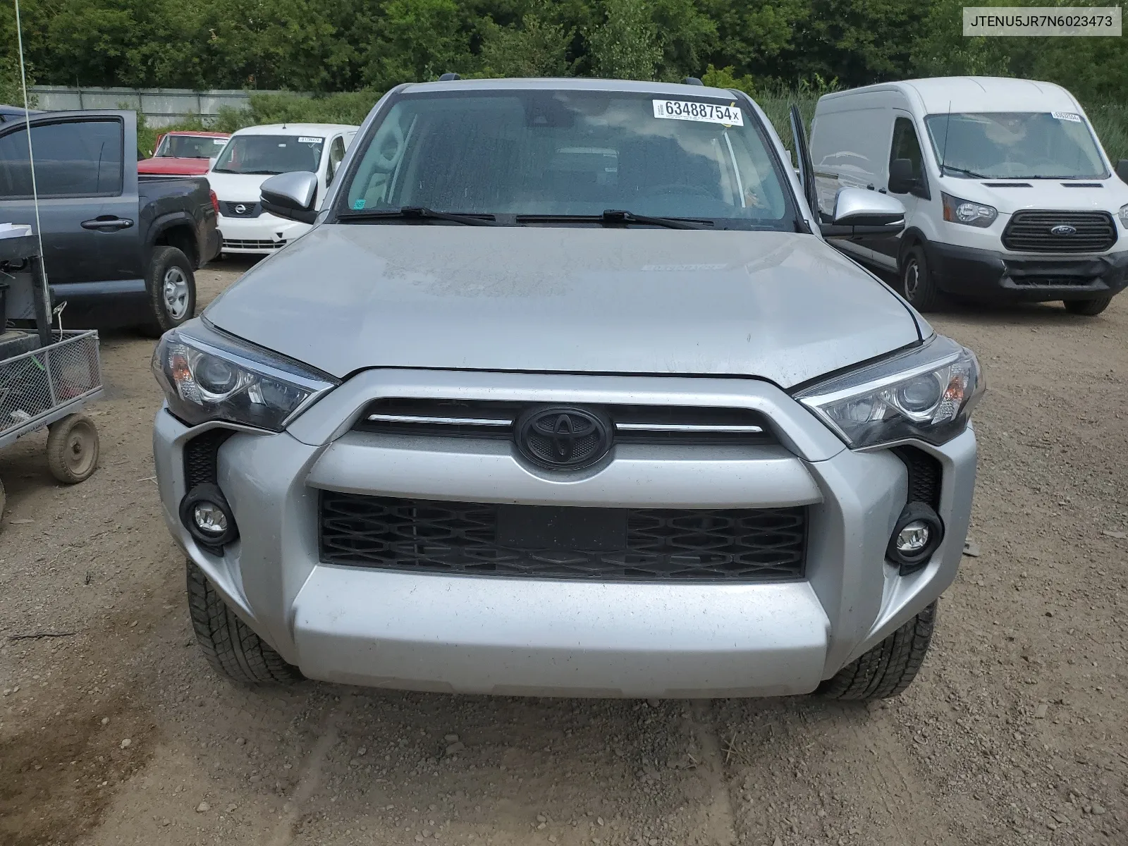 2022 Toyota 4Runner Sr5/Sr5 Premium VIN: JTENU5JR7N6023473 Lot: 63488754