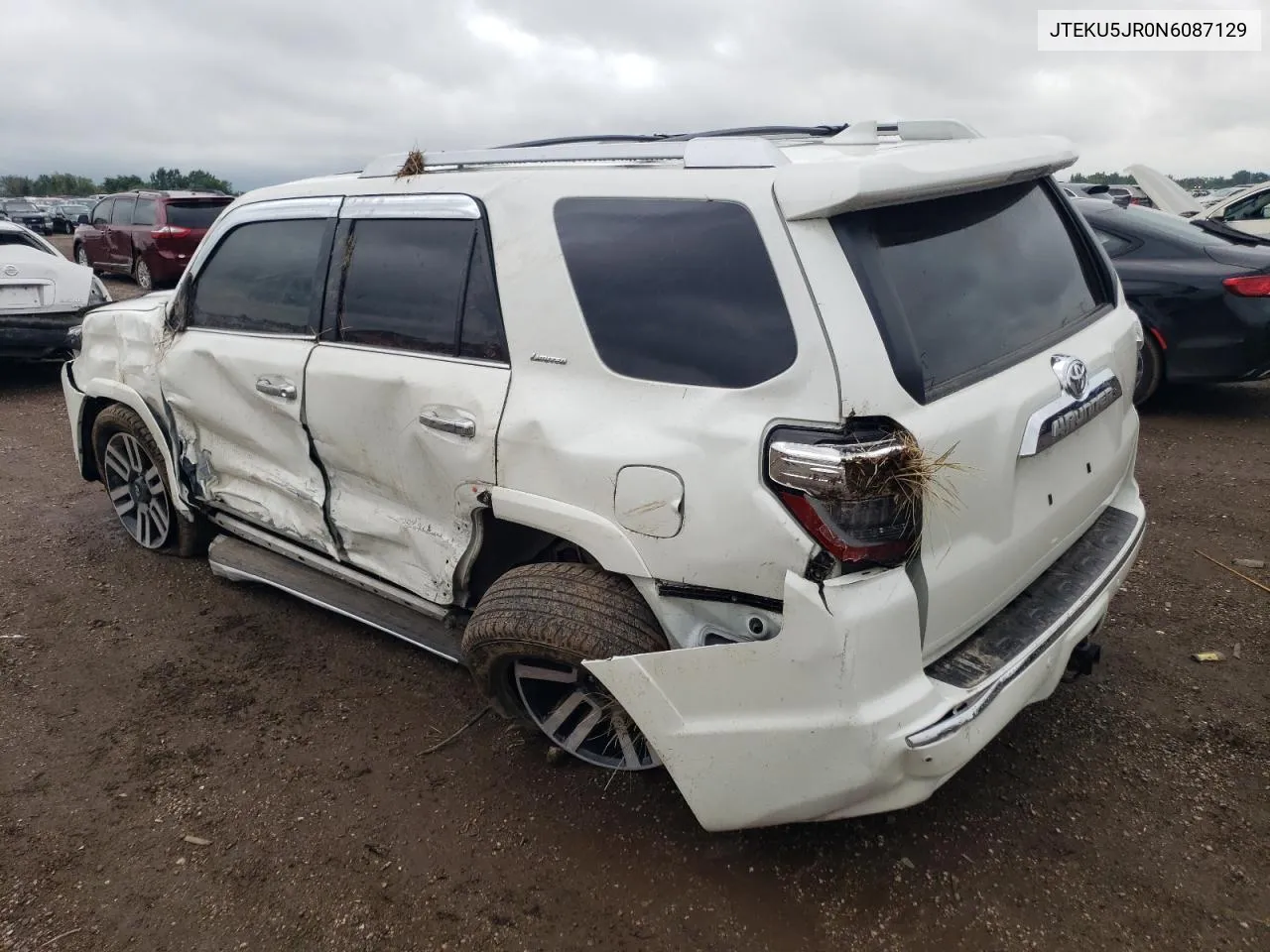 2022 Toyota 4Runner Limited VIN: JTEKU5JR0N6087129 Lot: 64882104