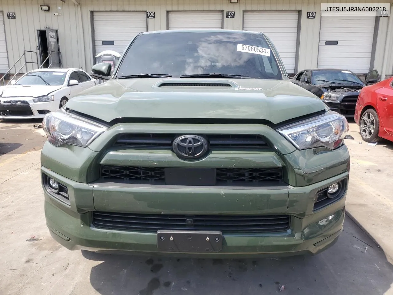 2022 Toyota 4Runner Sr5 Premium VIN: JTESU5JR3N6002218 Lot: 67080534