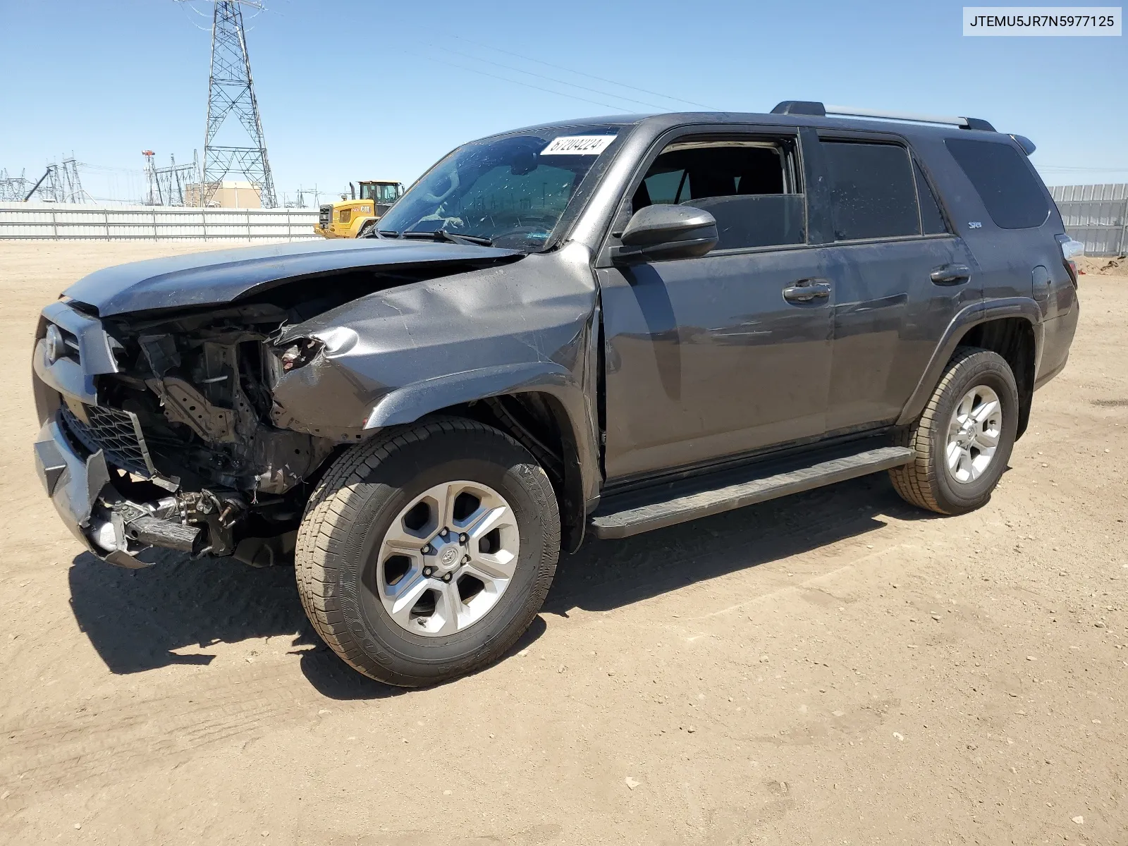 JTEMU5JR7N5977125 2022 Toyota 4Runner Sr5/Sr5 Premium