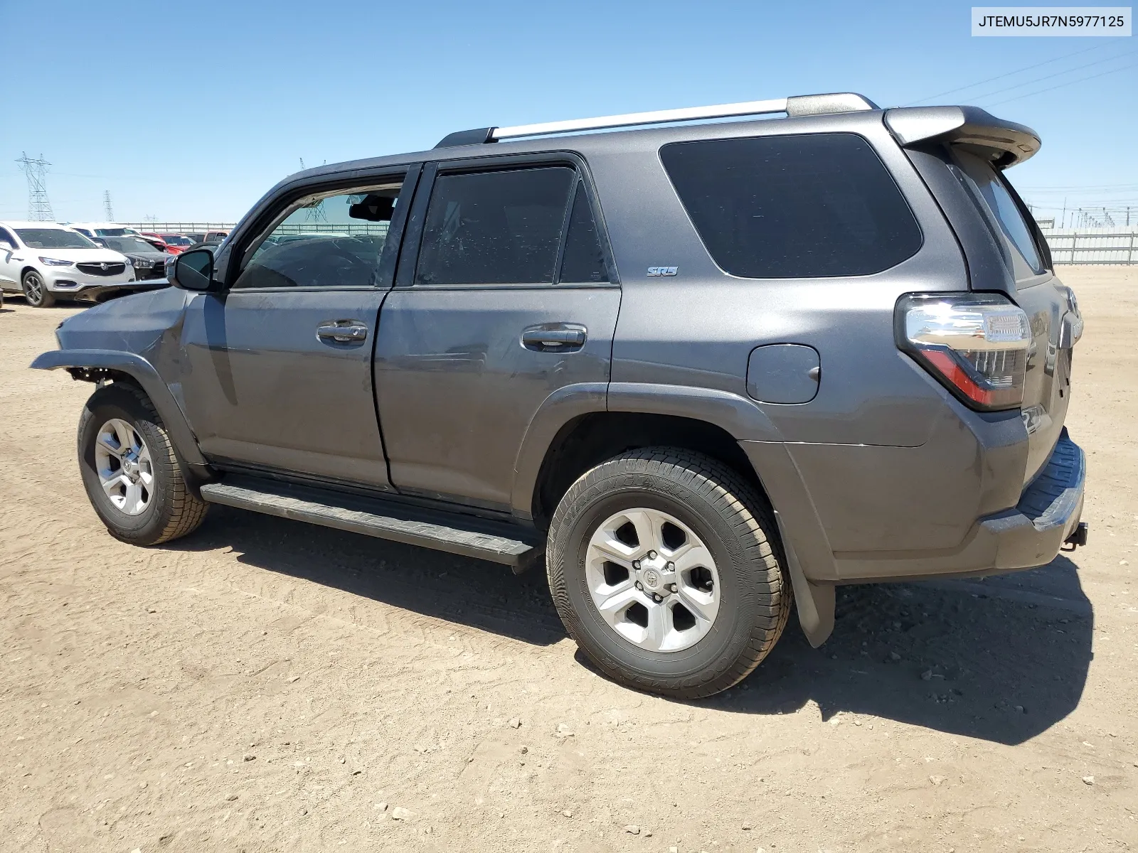 2022 Toyota 4Runner Sr5/Sr5 Premium VIN: JTEMU5JR7N5977125 Lot: 67204224