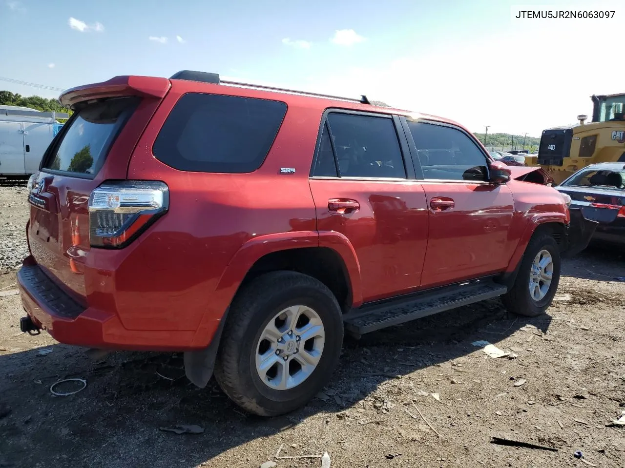 2022 Toyota 4Runner Sr5/Sr5 Premium VIN: JTEMU5JR2N6063097 Lot: 67853764