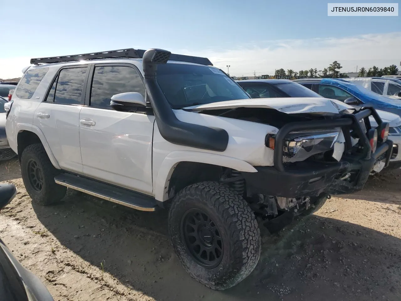 2022 Toyota 4Runner Sr5/Sr5 Premium VIN: JTENU5JR0N6039840 Lot: 69758994