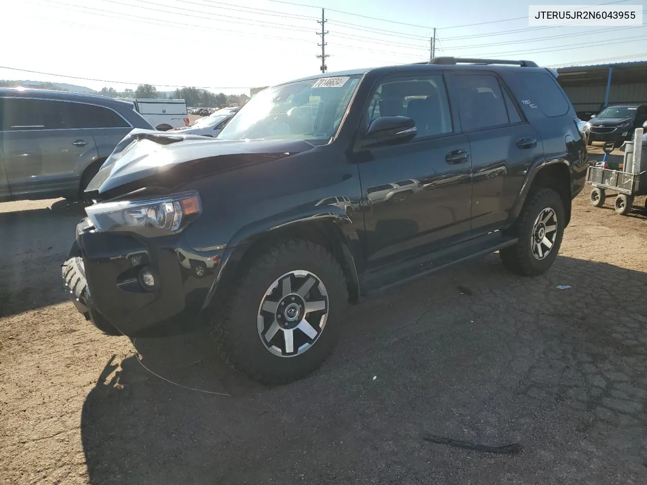 2022 Toyota 4Runner Sr5 Premium VIN: JTERU5JR2N6043955 Lot: 70146634