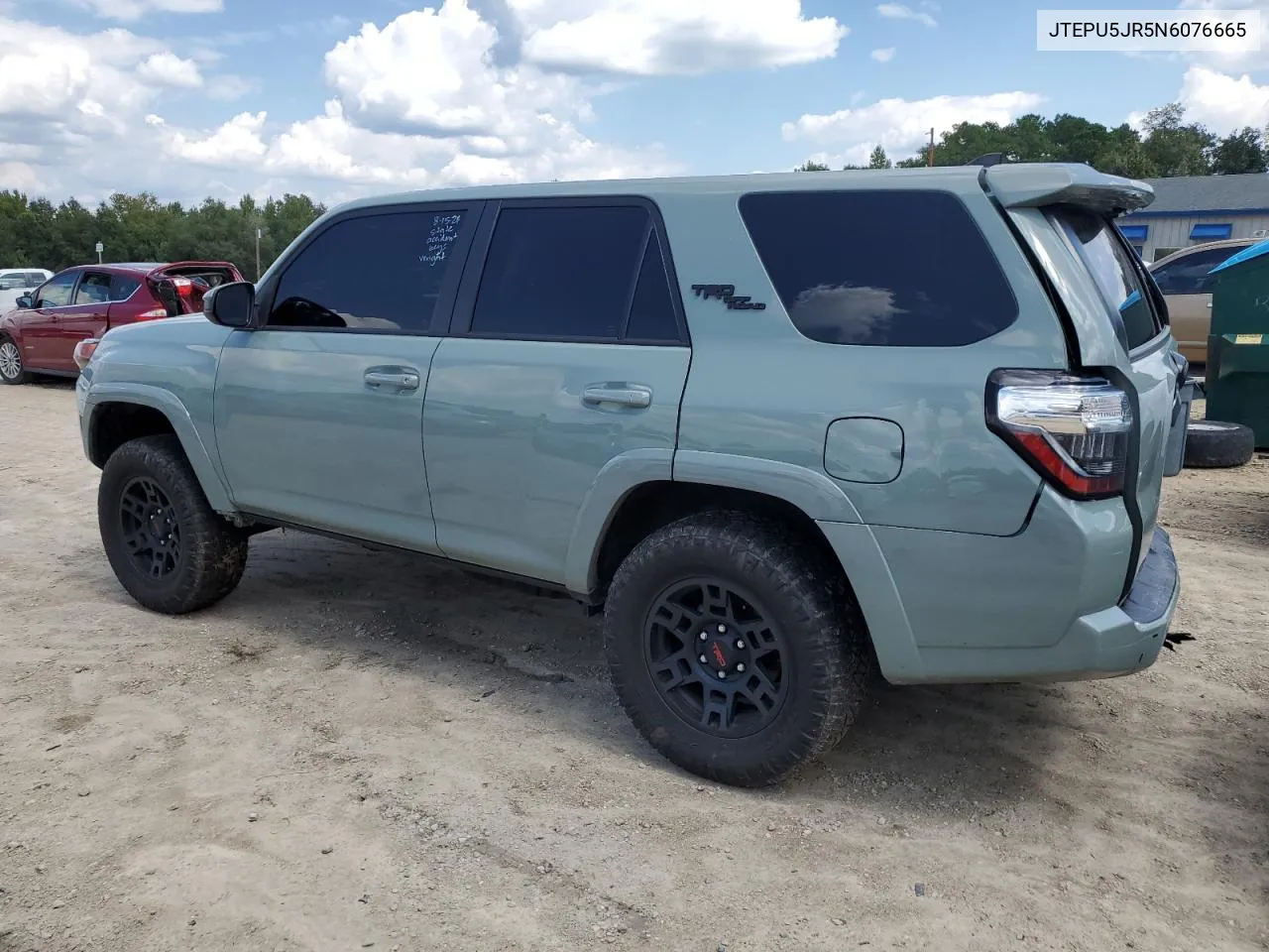 2022 Toyota 4Runner Sr5/Sr5 Premium VIN: JTEPU5JR5N6076665 Lot: 71601984