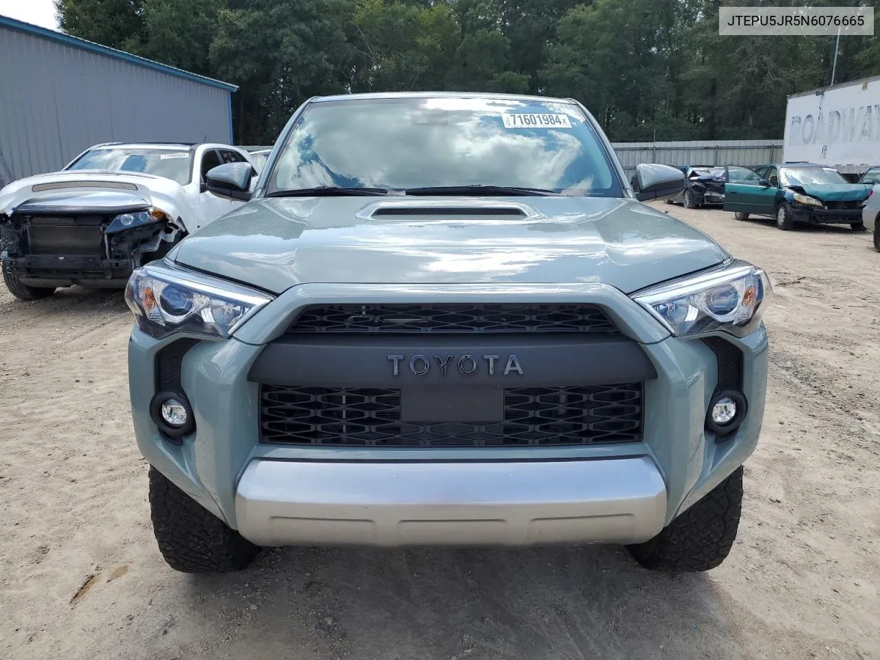 2022 Toyota 4Runner Sr5/Sr5 Premium VIN: JTEPU5JR5N6076665 Lot: 71601984