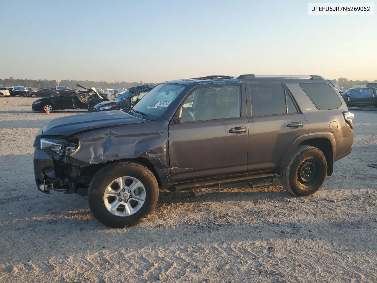 2022 Toyota 4Runner Sr5 VIN: JTEFU5JR7N5269062 Lot: 73019254