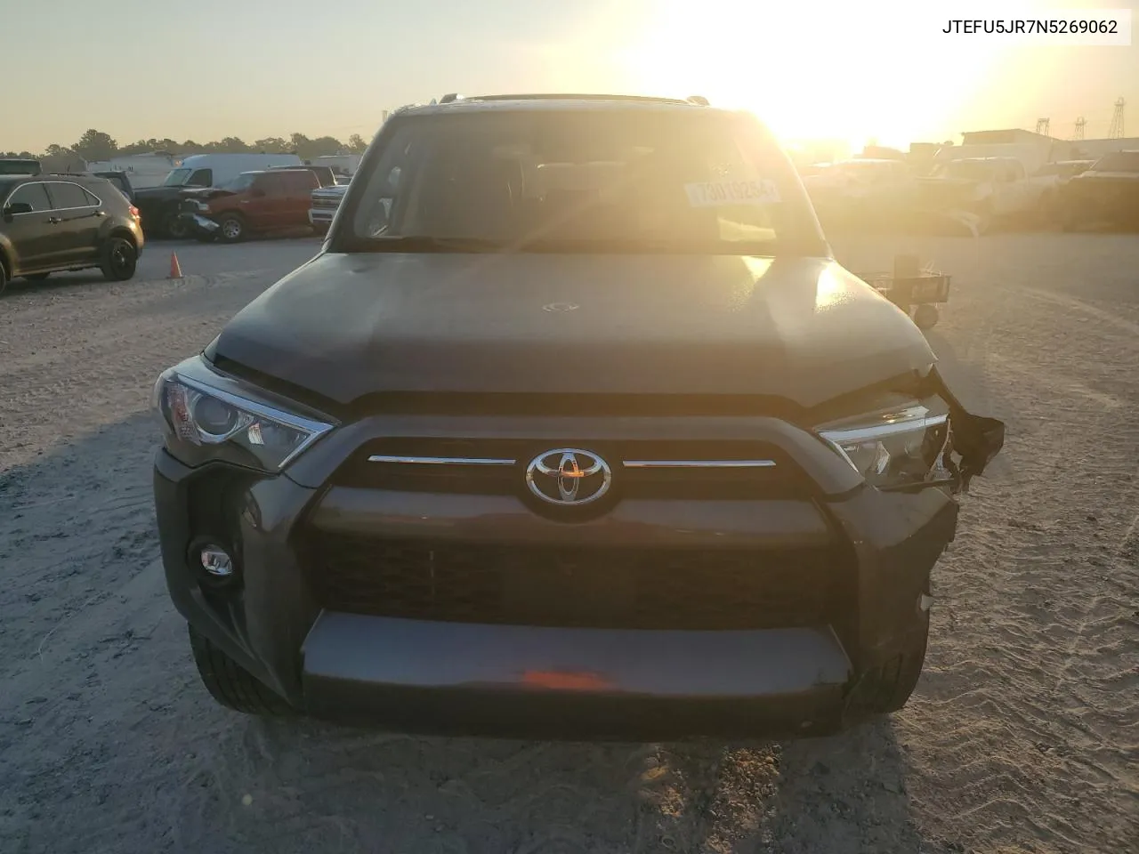 2022 Toyota 4Runner Sr5 VIN: JTEFU5JR7N5269062 Lot: 73019254