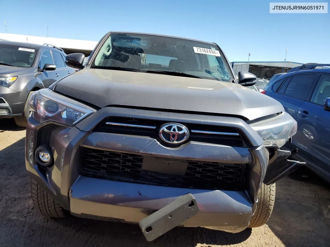 2022 Toyota 4Runner Sr5/Sr5 Premium VIN: JTENU5JR9N6051971 Lot: 73162494