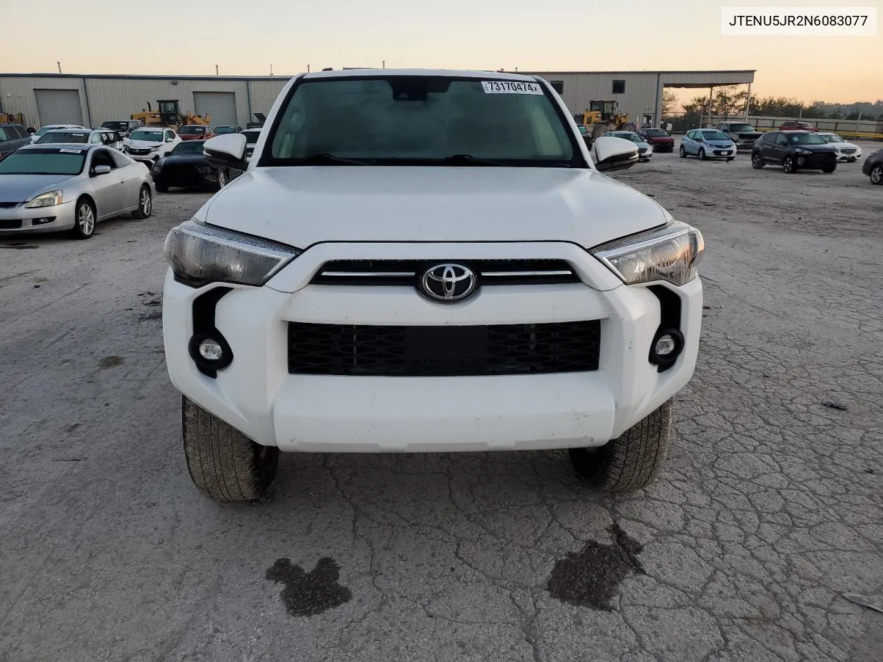 2022 Toyota 4Runner Sr5/Sr5 Premium VIN: JTENU5JR2N6083077 Lot: 73170474