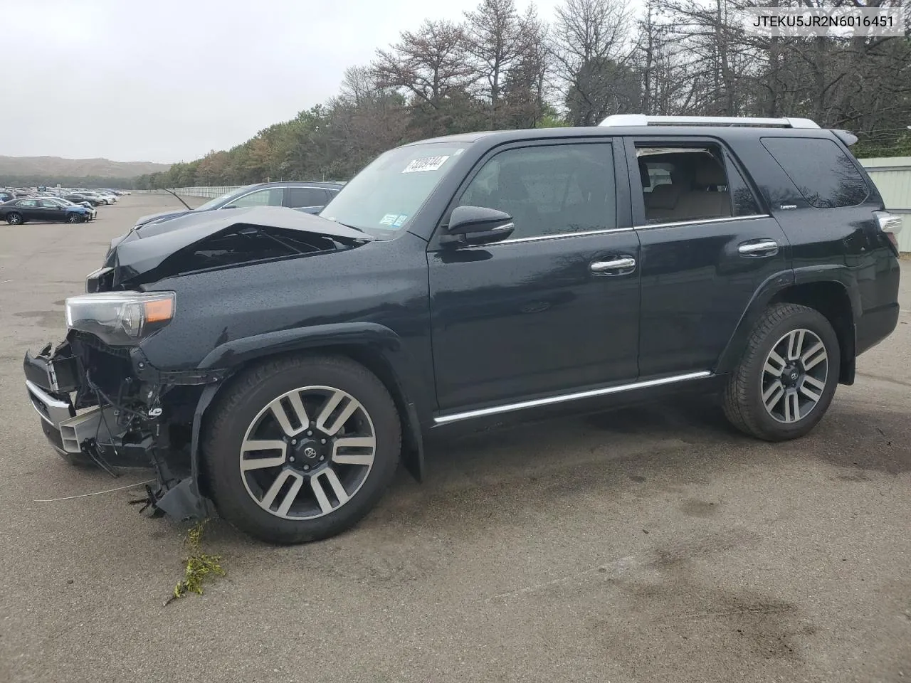 2022 Toyota 4Runner Limited VIN: JTEKU5JR2N6016451 Lot: 73209744