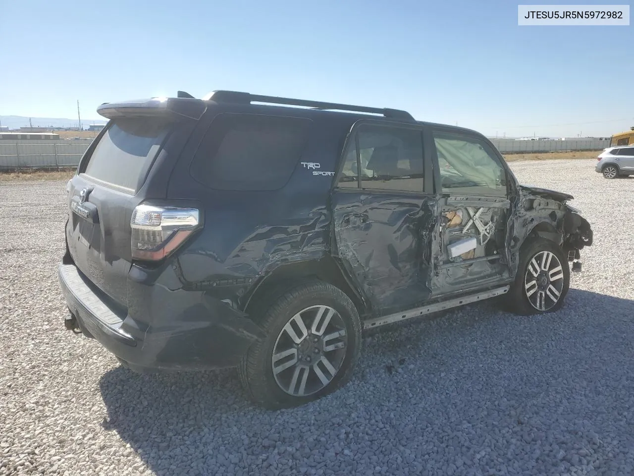 2022 Toyota 4Runner Sr5 Premium VIN: JTESU5JR5N5972982 Lot: 73519134