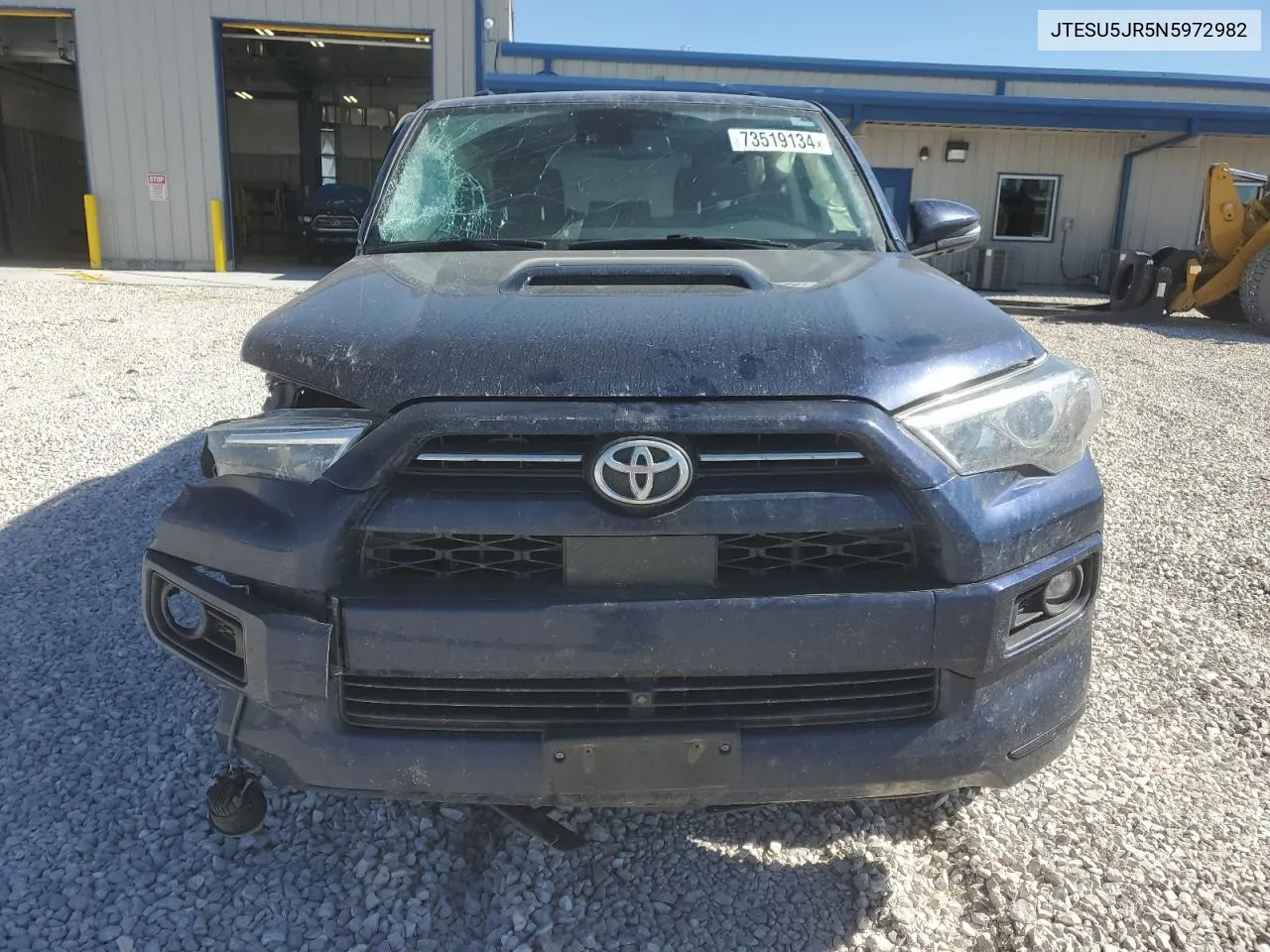 2022 Toyota 4Runner Sr5 Premium VIN: JTESU5JR5N5972982 Lot: 73519134