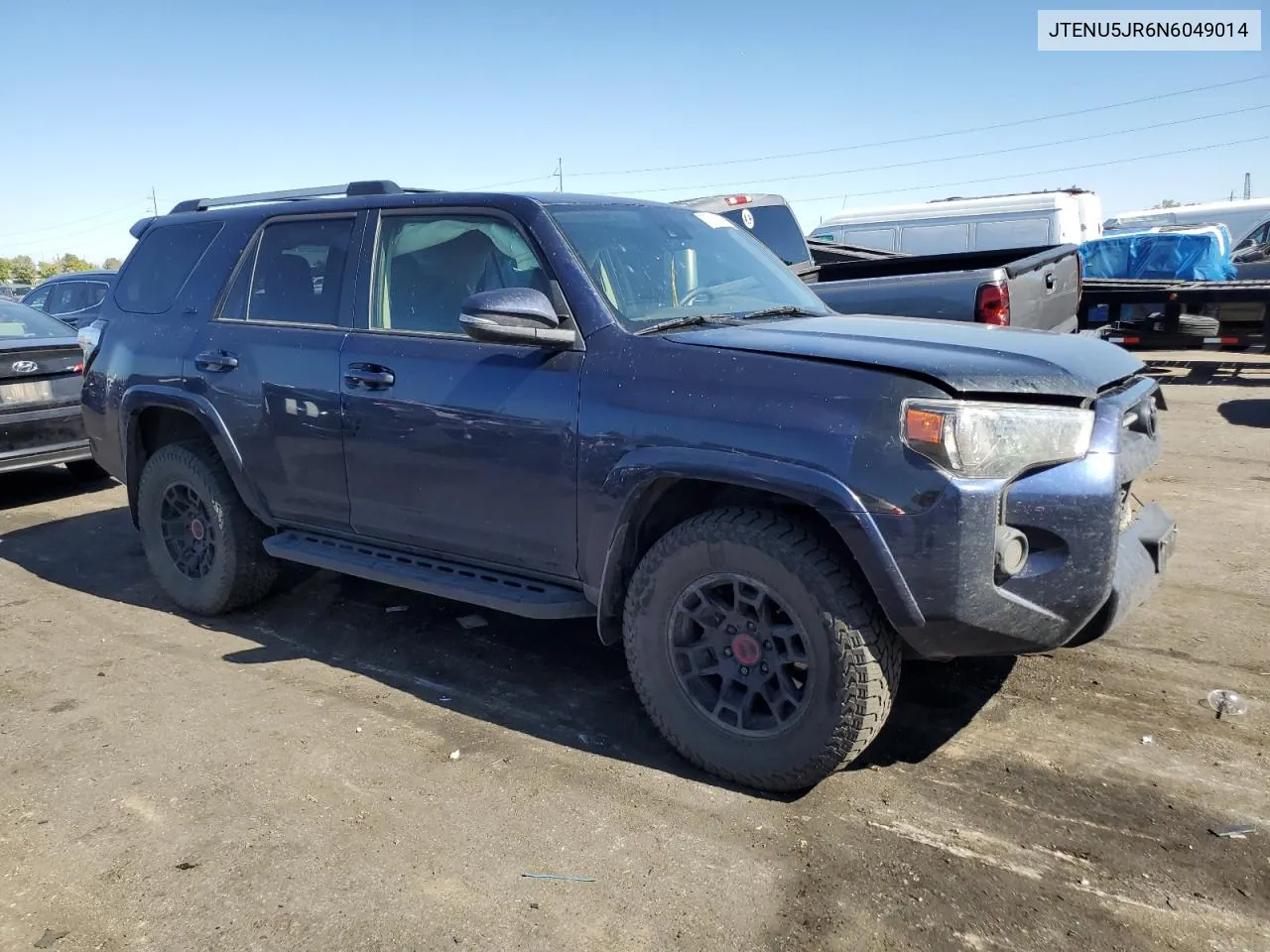 2022 Toyota 4Runner Sr5/Sr5 Premium VIN: JTENU5JR6N6049014 Lot: 73715374