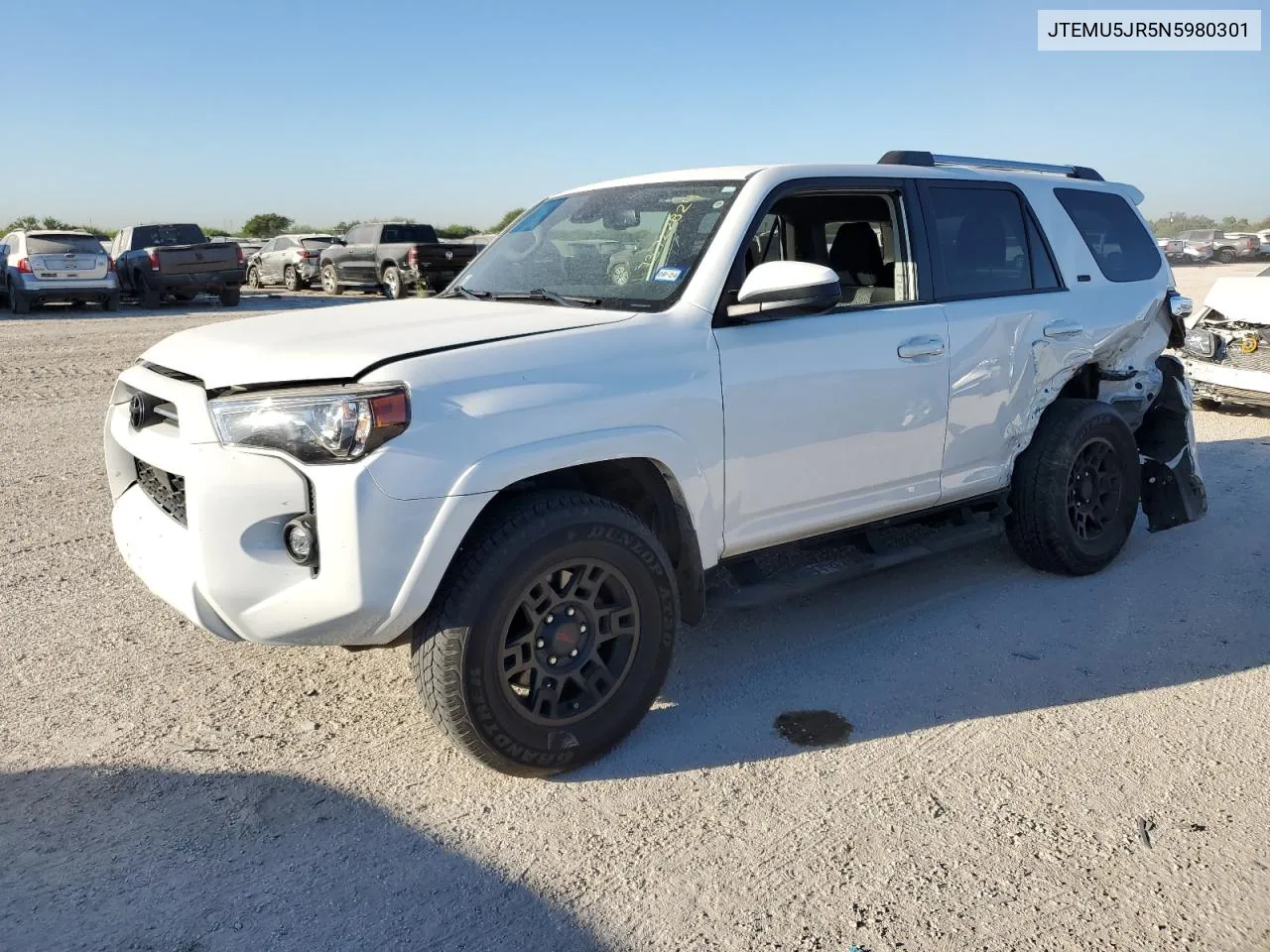 2022 Toyota 4Runner Sr5/Sr5 Premium VIN: JTEMU5JR5N5980301 Lot: 73722824