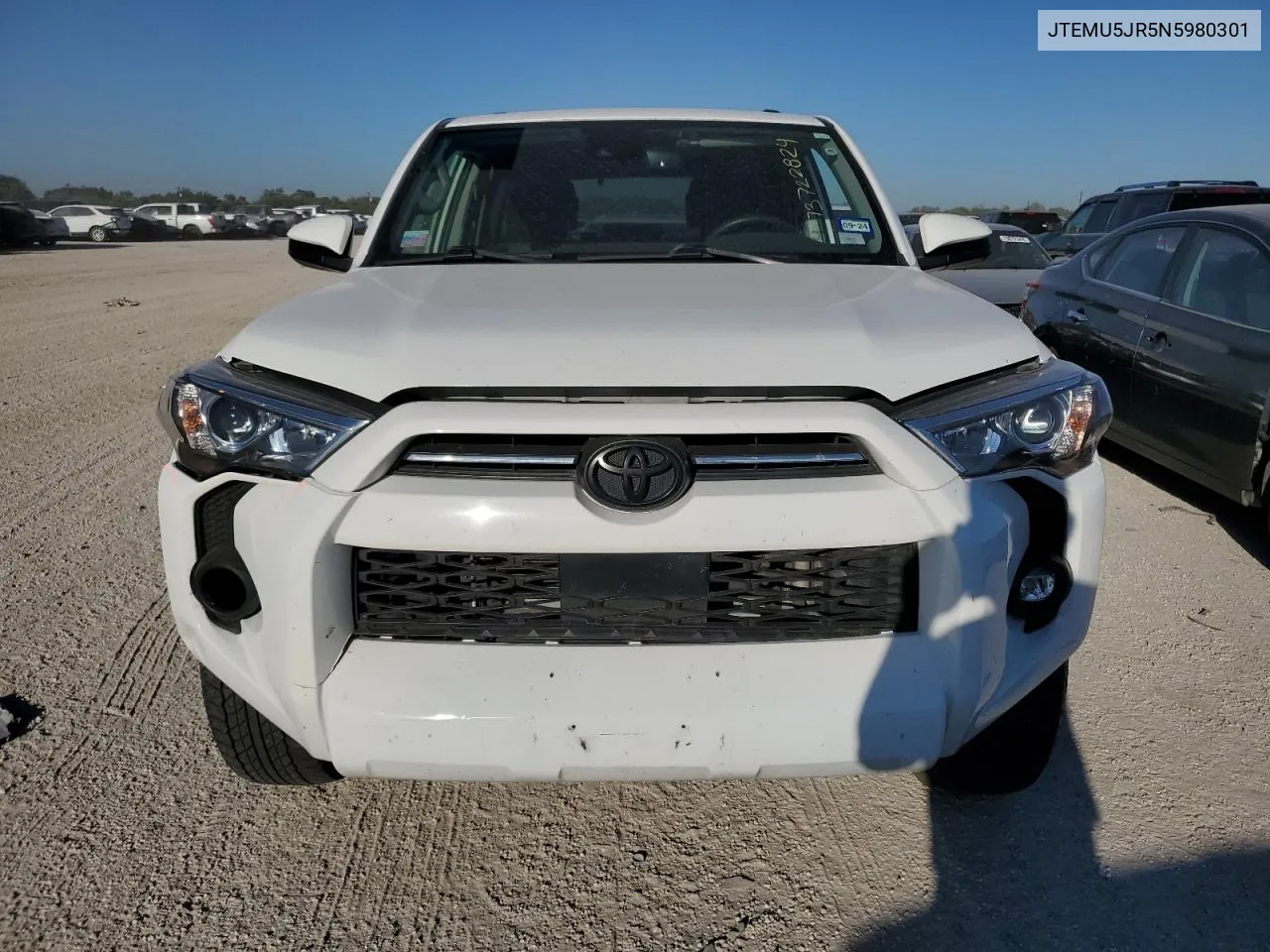 2022 Toyota 4Runner Sr5/Sr5 Premium VIN: JTEMU5JR5N5980301 Lot: 73722824